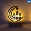 2020 New Wooden Islam Muslim Eid Mubarak Ramadan Home Party Ornament Decor Led Wooden Diy Table Deco
