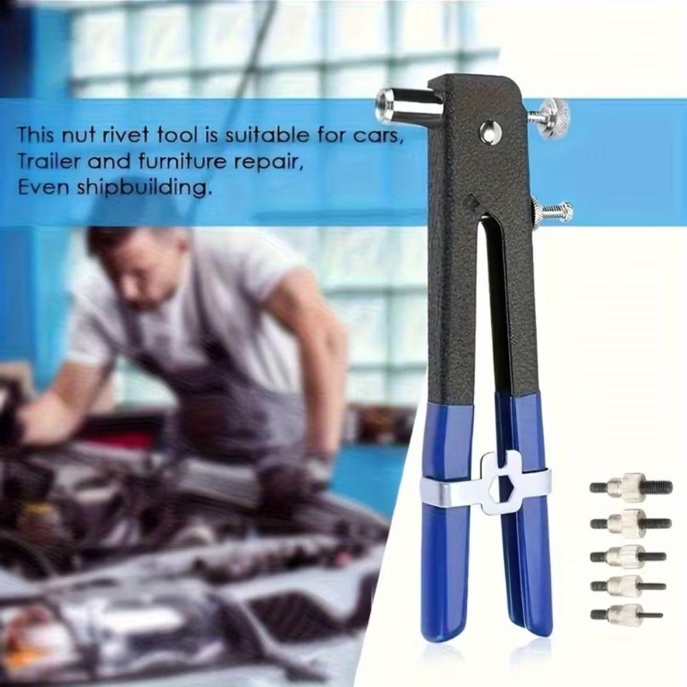 Non-slip Nut Rivet Plier Set M3/M4/M5/M6/M8 Threaded Insert Rivet Tool Hardware Tools