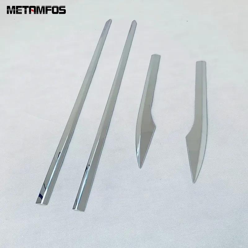 For Toyota Aqua 2024 Chrome Door Side Line Strip Body Skirt Molding Trim Sticker Exterior Accessories Car Styling