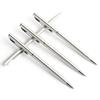 1pen+10 Refills Metal Ballpoint Pen with Refills for School Office Stainless Steel Material Rotating Stationery Supplies Pens