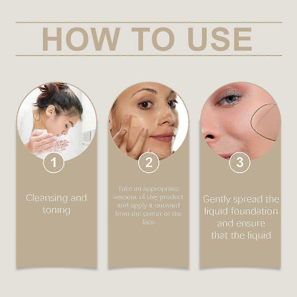 Magic Color Changing Foundation Liquid Soft Matte Concealer Long Lasting Hydrating BB Cream Natural Brightening Makeup Base