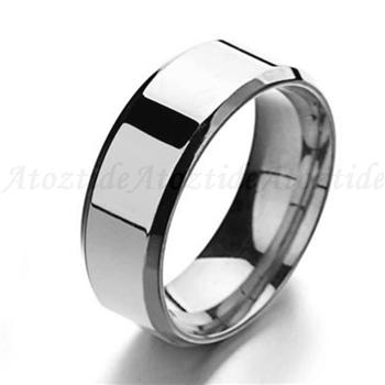 

Atoztide Fashion 8mm Black Color Stainless Rings For Women Men Party Round Wedding Band Lovers/Couple Rings Jewelry Gift 13
