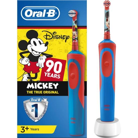

Перезаряжаемая зубная щетка Oral-B Mickey Mouse для детей от 3 лет + 2 запасные насадки