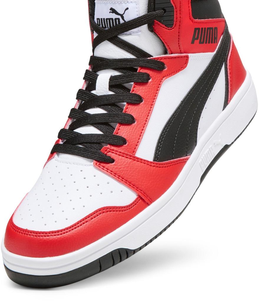 Puma Rebound V6 Sneakers (392326) White/black/forever Red