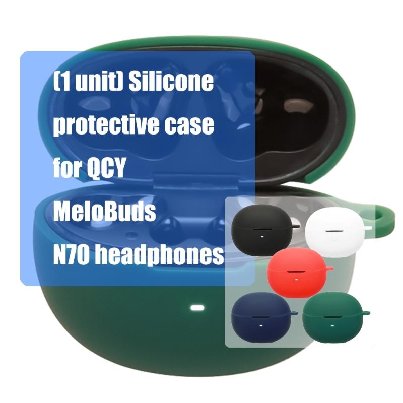 Earbud Skin Silicone Housing Soft Case Dustproof Guard Protective Shell Cover Damage Prevention Sleeve for MeloBuds N70