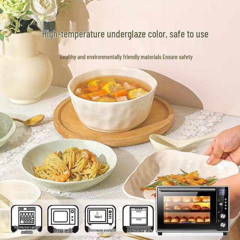 Cream Style Ceramic Dinnerware Set