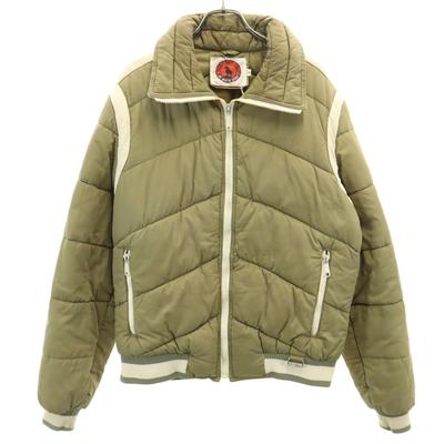 MOUNTAIN GOAT 80s 90s Old Batting Jacket M Khaki Men's Used
