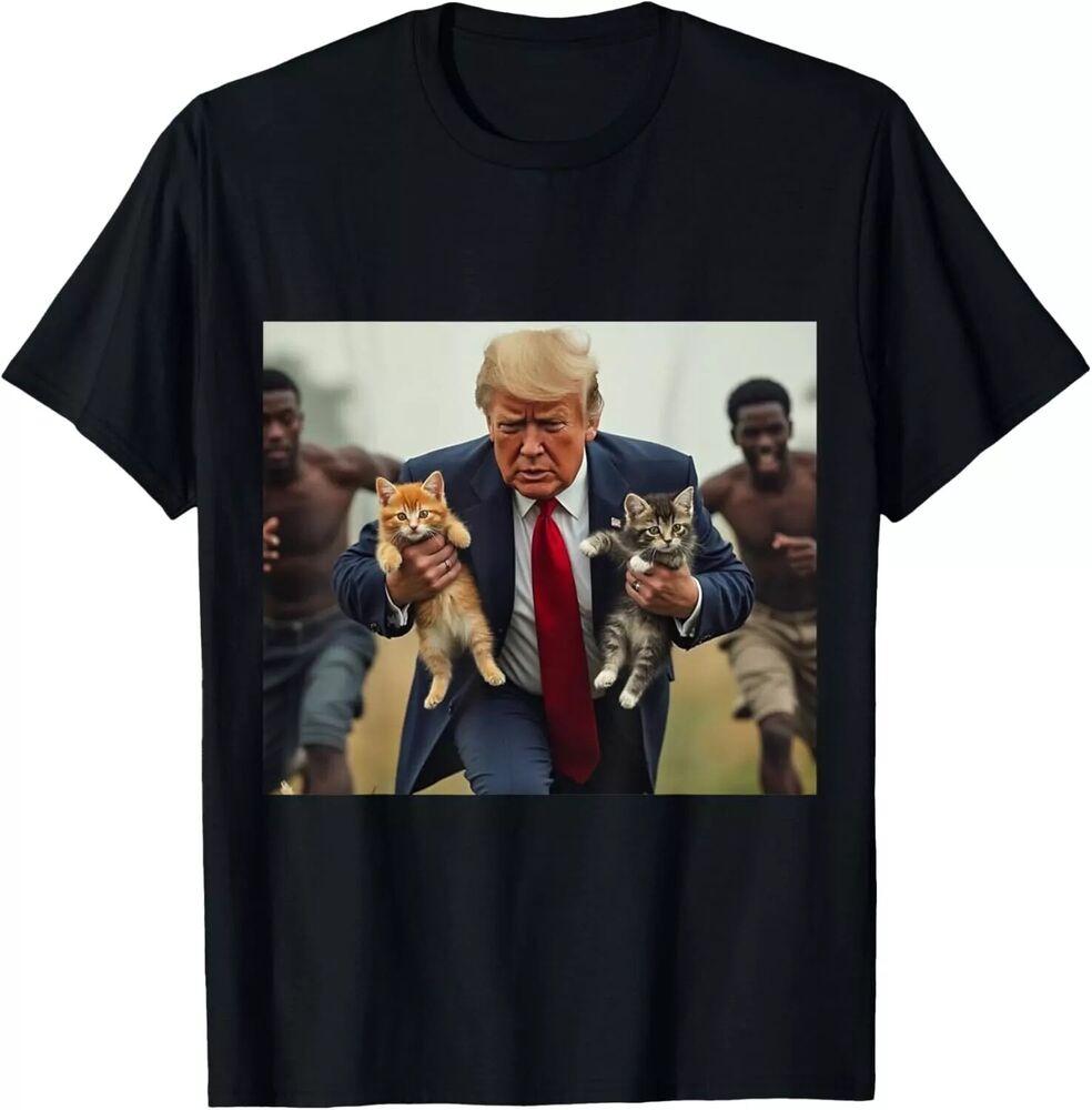 Trump for Cats Funny T-Shirt, Trump 2024 Shirt Unisex T-Shirt XXXL