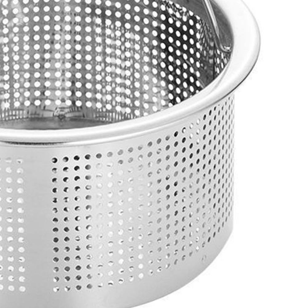 2PCS 7.6*6.6*4cm Deep Cup Basket Strainer 304 Stainless Steel Sink Drain Strainer  For Kitchen