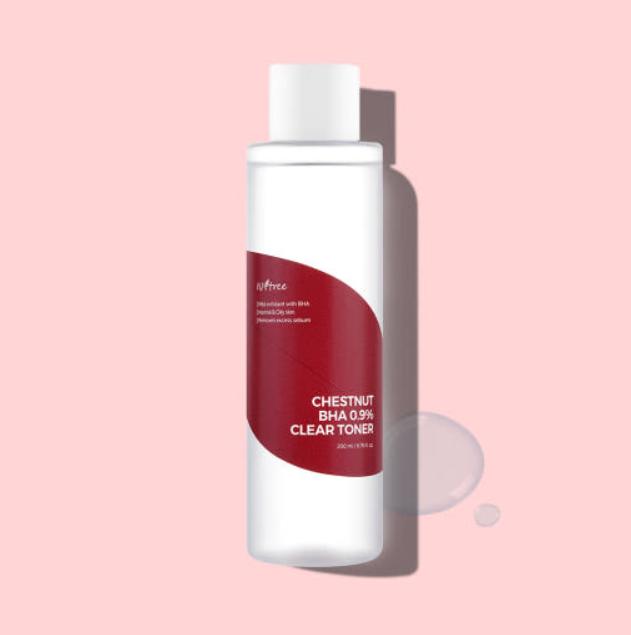 Isntree Chestnut BHA 0.9% Clear Toner 200ml – Exfoliating & Pore Care Toner