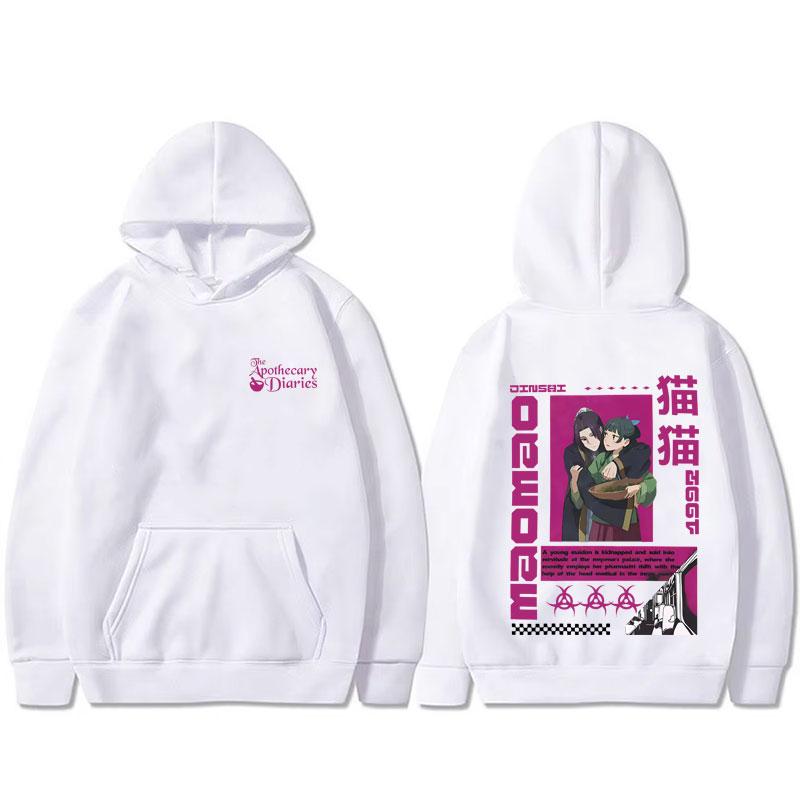 Anime The Apothecary Diaries Maomao Graphic Hoodie Men Women Clothing Fashion Casual Oversized Streetwear Male Vintage Hoodies