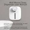 3W Digital Display Rechargeable Infrared Sensor Touchless Pump Automatic Foam Soap Dispenser with Temperature