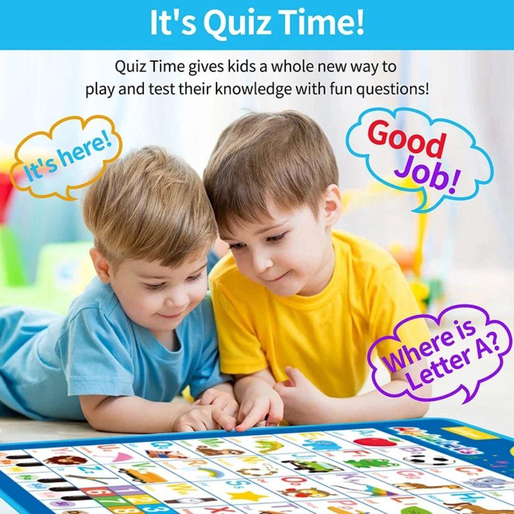 PVC Kids Learning Talking Poster Number Anima Electronic Toddler Alphabet  Boys and Girls