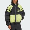 Adidas Originals Adilenium Ss24 Logo Zip Retro Sports Stand Collar Long Sleeve Jacket Men Jacket Yellow Black JN0824