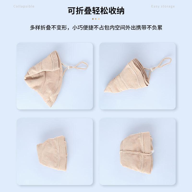 Autumn and winter casual solid color fisherman's hat shows a small face, outdoor versatile big brim hat, women's corduroy basin hat