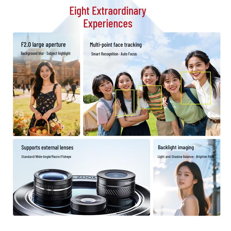 SONGDIAN VE418 HD Vlogging Digital Camera with Full Color Night Vision (CN version)