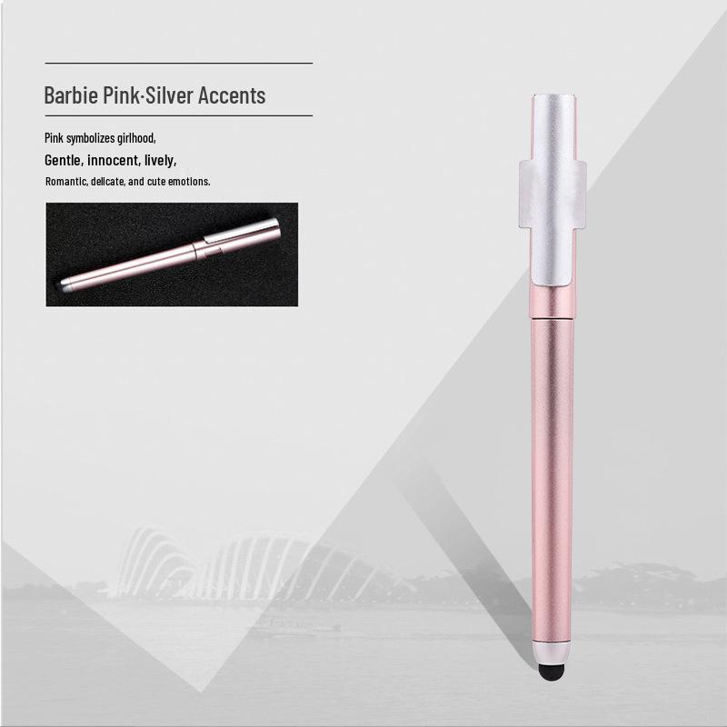 Multi-Functional Black Touchscreen Stylus Pen with Signature Feature