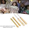 ABBP- Strumento per Radicazione Capelli 2 Pezzi Supporti per Rerooting Capelli 10 Pezzi 06Mm Kit Fai da Te per Creazione Capelli