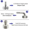 ELECQUEEN Professional Commercial Sankey Keg Couplers,"D" System/"S" System Brewing Keg Tap Coupler Beer Dispenser Bottling Head