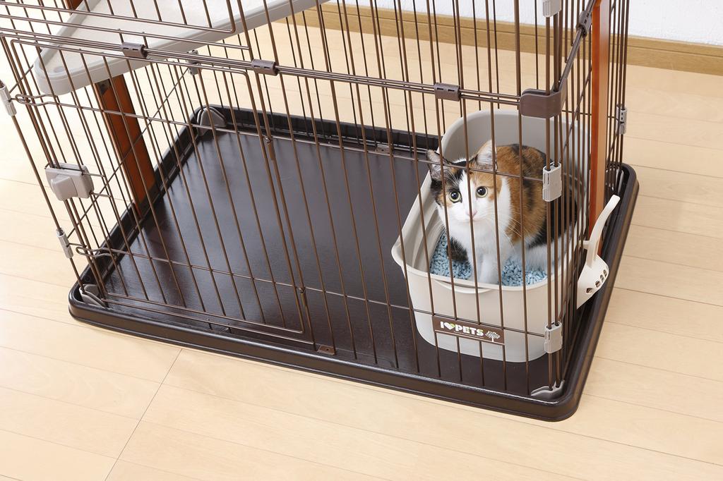 Bonbi Easy Cat Toilet W Block Ivory