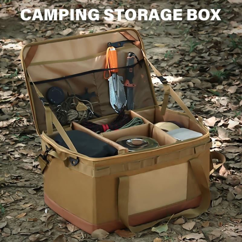 Camping Cooking Utensils Storage Bag Outdoor Camping Cookware Organizers Large Capacity Camping Bag Camping Supplies
