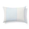 MUJI Cotton Soccer Weave Blue 76400752 Pillowcase, 50x70cm, Stripe,
