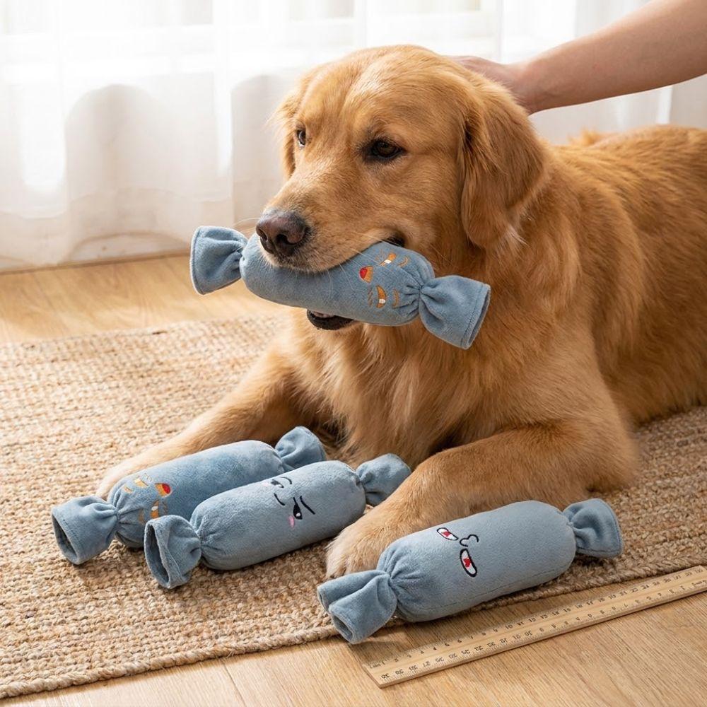 Soft Plush Dog Plush Chew Toy Chew-Resistant Pet Training Toy  For Small Large Dogs
