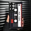Vintage 90S Cassette Tape Pattern Soft Phone Case For Samsung Galaxy S26 Ultra S25 Edge S24 FE S23 Plus S22 S21 + S20 Plating An