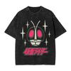 Masked Rider Kamen Tokusatsu Washed T Shirts Streetwear Hip Hop Vintage TShirt Tees Tops Men Women Short Sleeve Oversize Summer