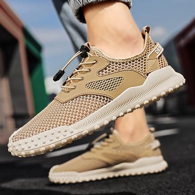 Fashion 2024 Summer Sandals Breathable Hollow-out Comfortable Lightweight Men Sneakers For Walking Mesh Shoes