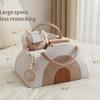 Woven Cotton Rope Baby Diaper Organizer Newborn Essentials Diaper Storage Bag Diaper Basket