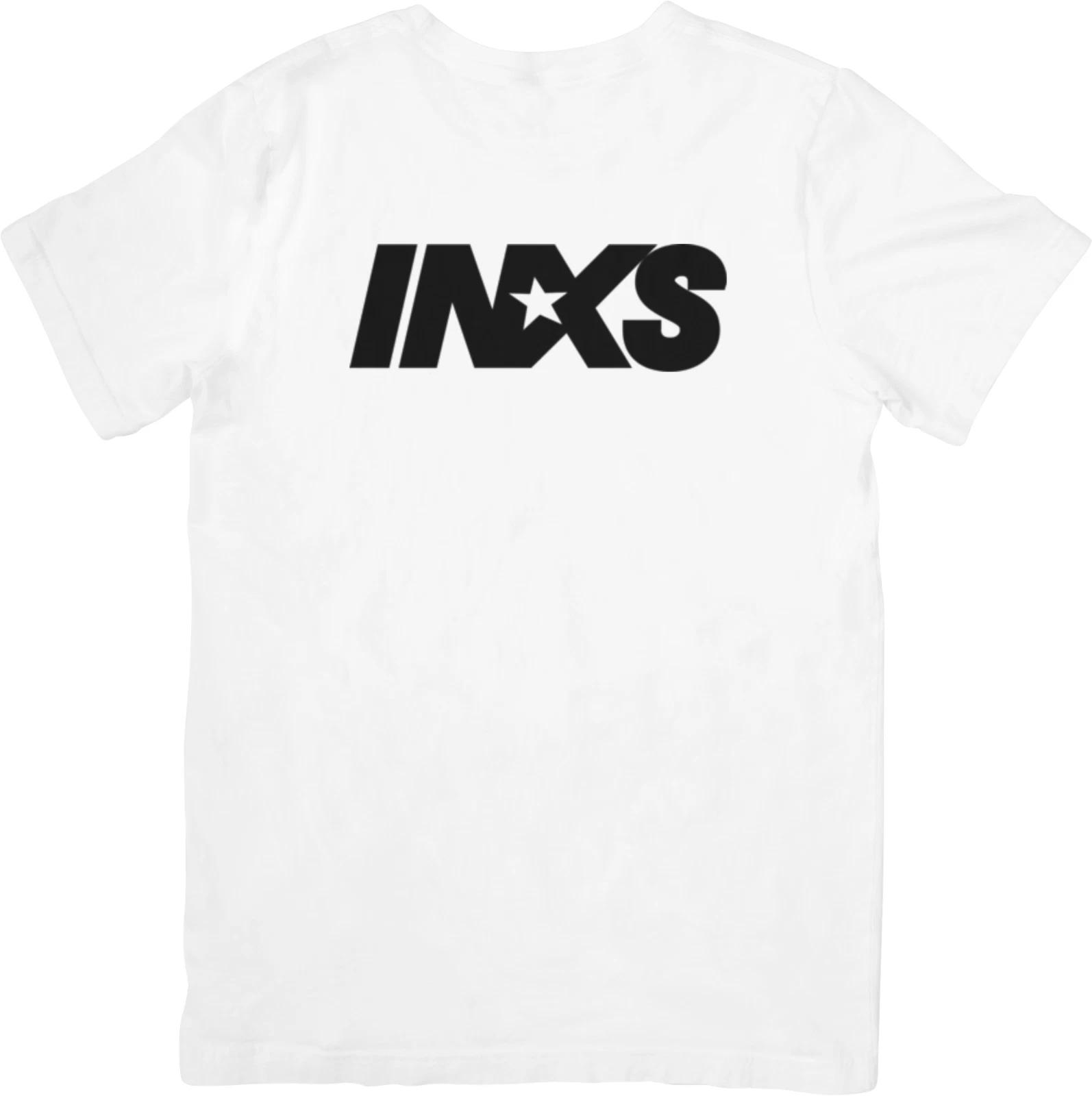 

INXS Music Футболка унисекс из качественного хлопка, белая, для мужчин и женщин. L