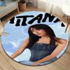 Aitana Round Area Rug,Carpet Rug for Living Room Bedroom Sofa Playroom Decor,Non-slip Floor Mat