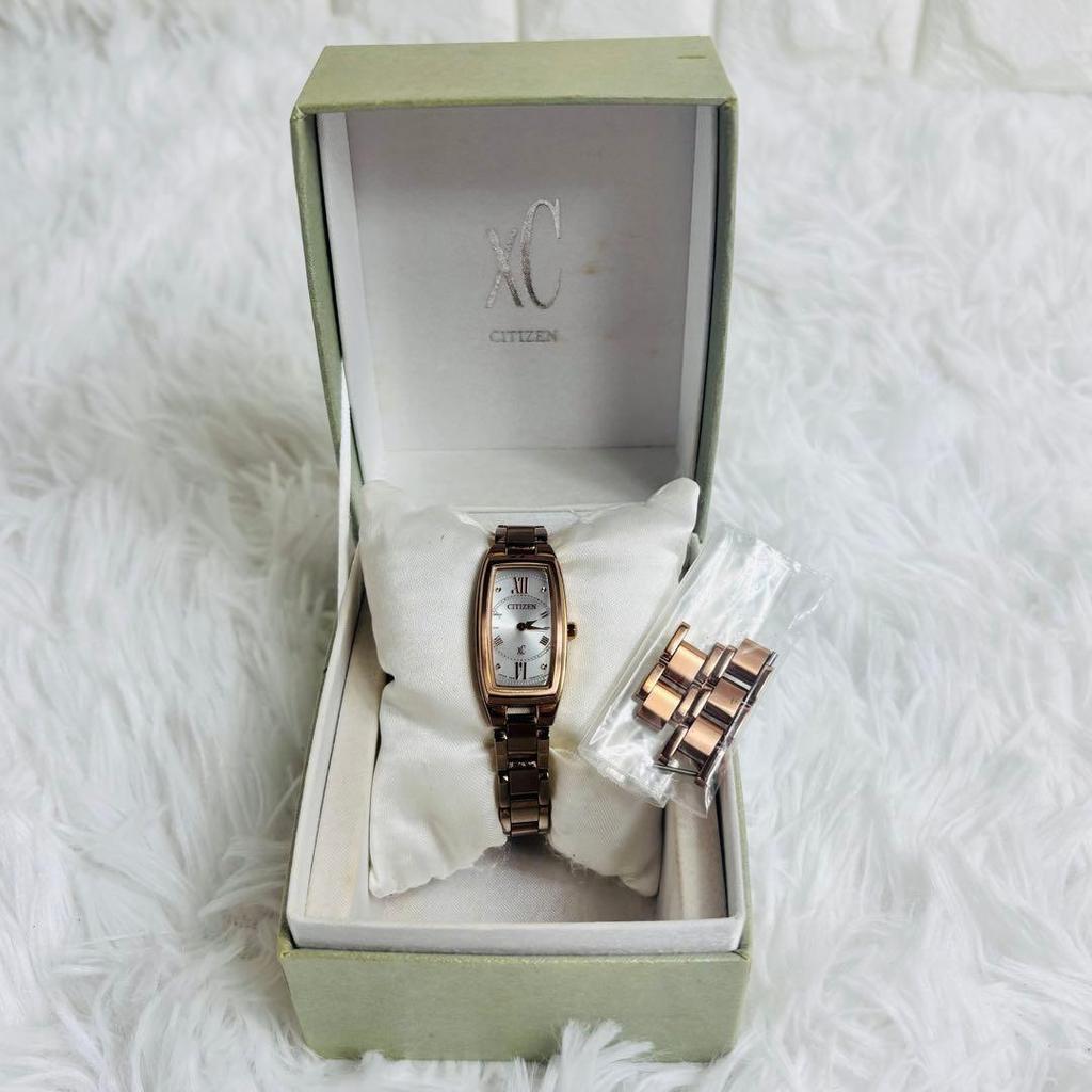Used CITIZEN xC Eco-Drive Solar Pink Gold, Working, With Box