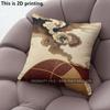 Vintage Cloudy Sporty Basketball Football Throw Pillow Cases Pattern Cushion Cover Suitable for Sofa Bedroom Car Pillow Cover