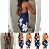 Premium Floral Summer Fashion Dress For Women Sexy Backless Bodycon Slip Dress