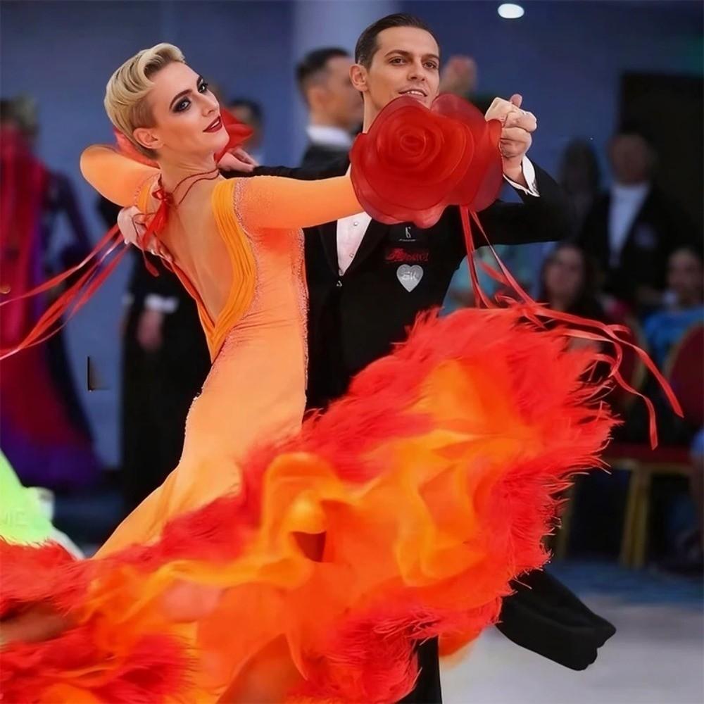 Wrist Strap Modern Dance Hand Sleeve Stereo Flower Latin Dance Accessories  Samba Dance