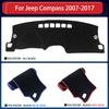 Dashboard Cover Protective Sunshade Carpet Mat For Jeep Compass MK1 MK49 2007 2008 2009 2010 2011 2012 2013 2014 2015 2016 2017