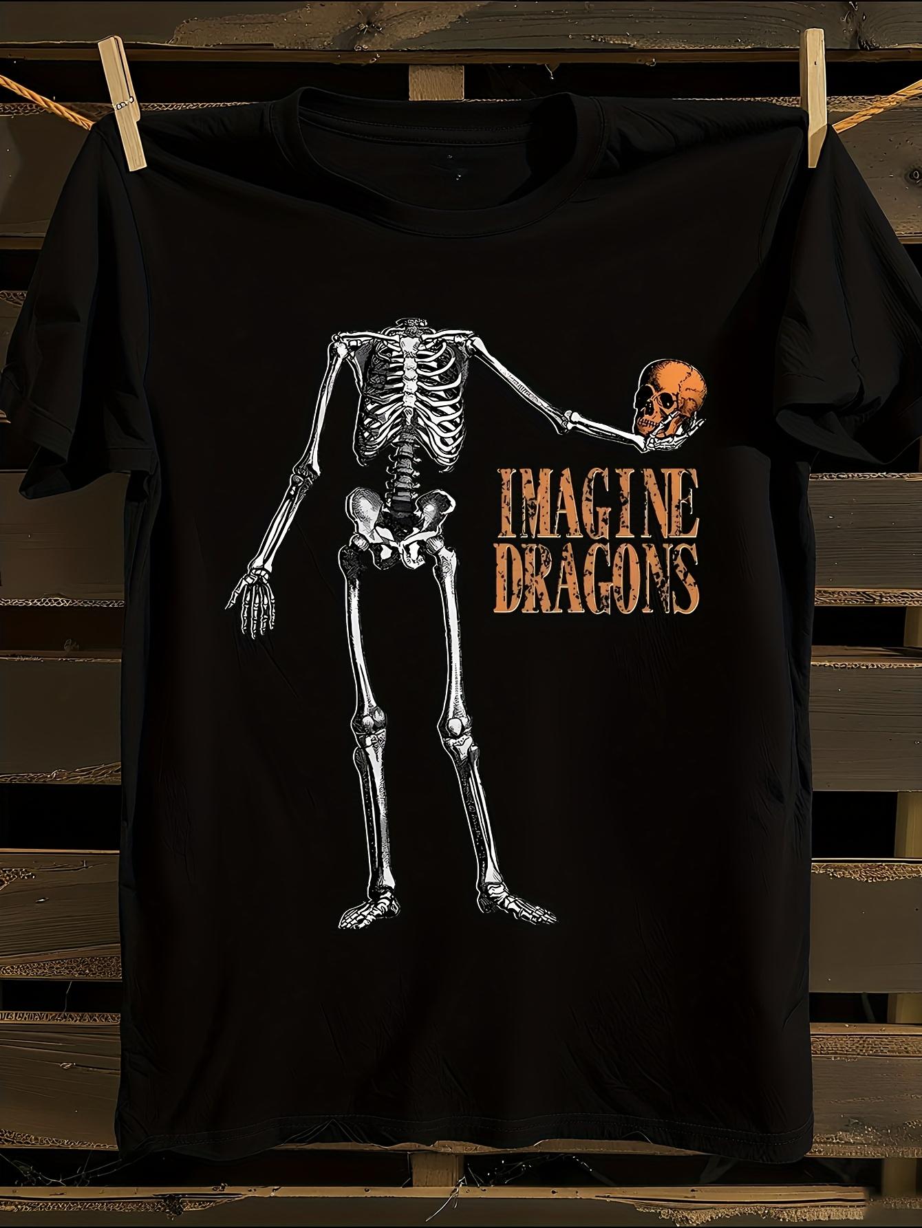 Imagine Dragons Logo Song Lyric Tshirt XL