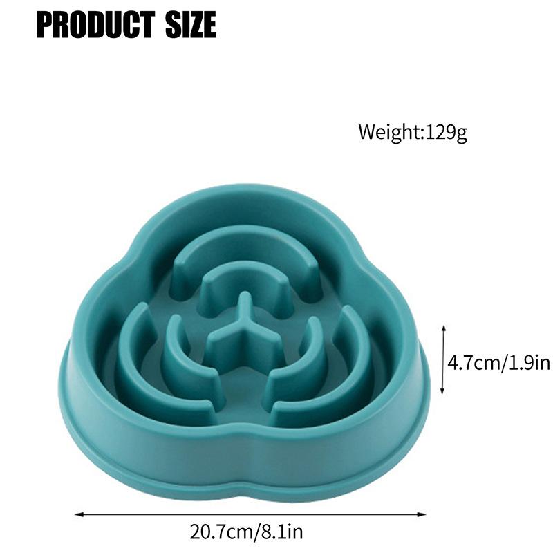 2Pcs Dog Slow Food Bowl Plastic Anti-Choking Slow Eating Cloud Shape Large Dogs Prevent Vomiting And Protect Intestines
