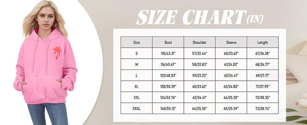 Women's Fashion Women's Lightweight Long Sleeve Pullover With Pockets Preppy Graphic Hoodie