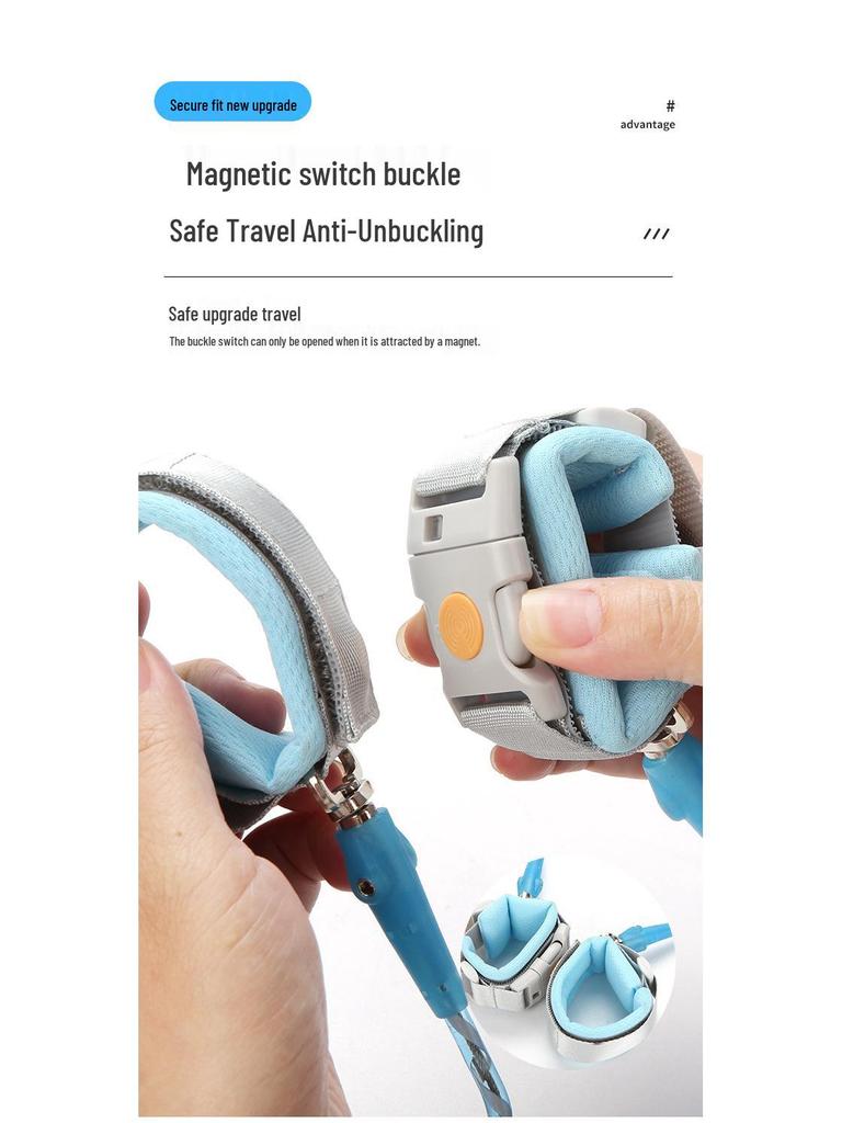 Child Anti-Lost Bracelet with Safety Lock and Traction Rope