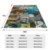 Puffin Rock and the New Friends Cartoon Anime Blanket Multiple Sizes Warm Cozy Fluffy  Throw Blankets for Couch Sofa and Bed