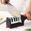 3/4-Stages Type Knife Sharpener Kitchen Professional Knife Sharpening Tool Quick Sharpener Diamond Coated Blades Kitchen Tool