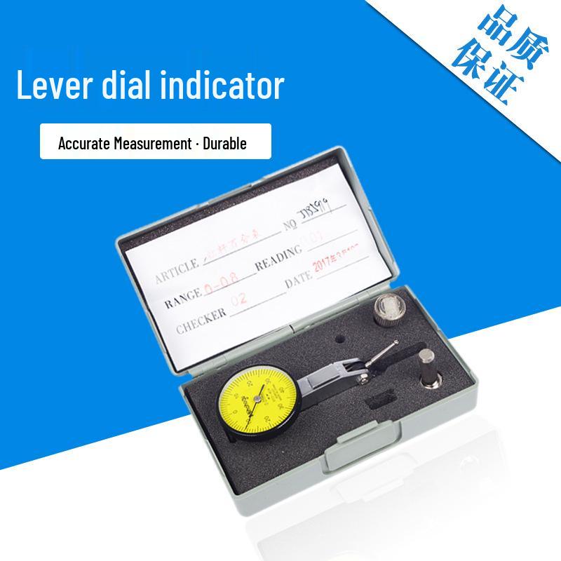 High Precision 0-10 Dial Indicator Lever with Magnetic Base and Small Calibrator Bracket