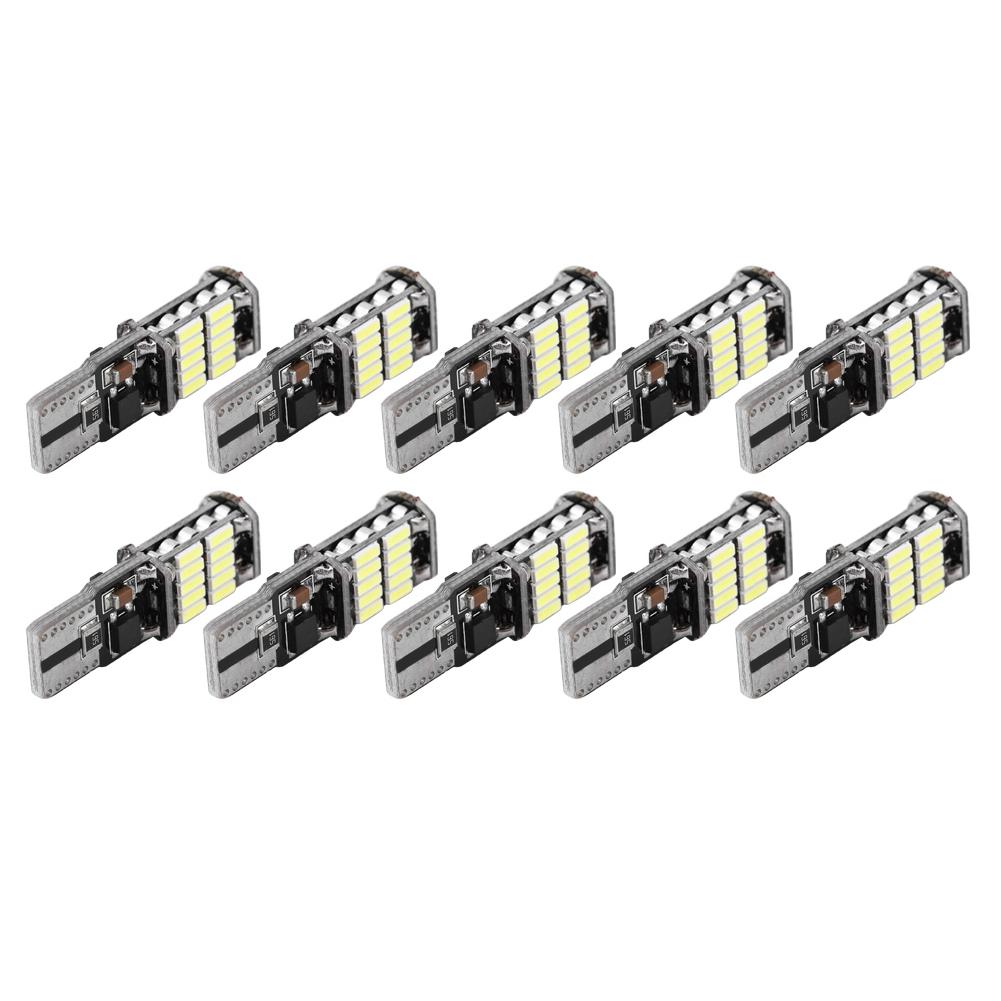

10 шт. T10 4014 26SMD автомобильная декодирующая светодиодная лампа Canbus без ошибок боковой габаритный фонарь номерного знака