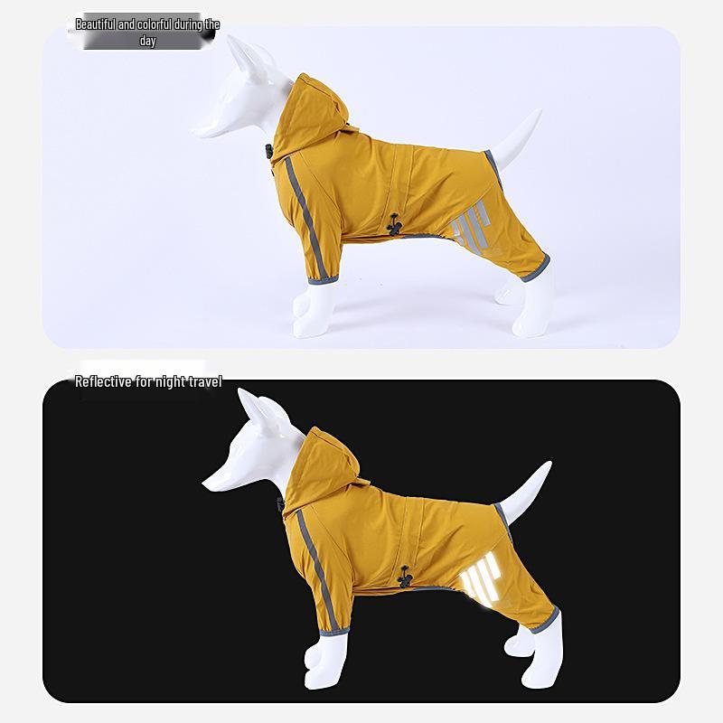 Waterproof Raincoat for Dogs - Available in Large, Medium, and Small Sizes - Perfect for Puppy Rainy Day Outdoor Adventures