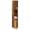 VidaXL Armoire de salle de bain vieux bois 30x30x190cm bois ingénierie, armoire, armoire de rangement de salle de bain, 857196