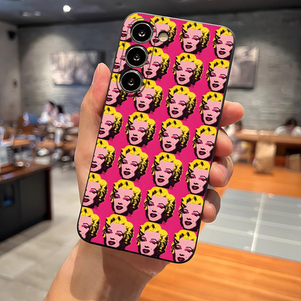 Andy Warhol Art Phone Case For Samsung S23 Ultra S24 S22 S20 Fe S21 Plus Galaxy A54 A34 A24 A53 A13 A16 Back Cover