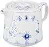 Imported Royal Copenhagen Blue Fluted Plain Teapot Wedding Gift 1059071 [Regular Product]